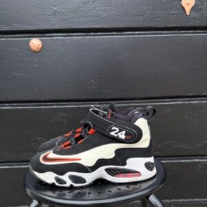 Nike Griffey Max 1 Black,White, & Orange Sneakers